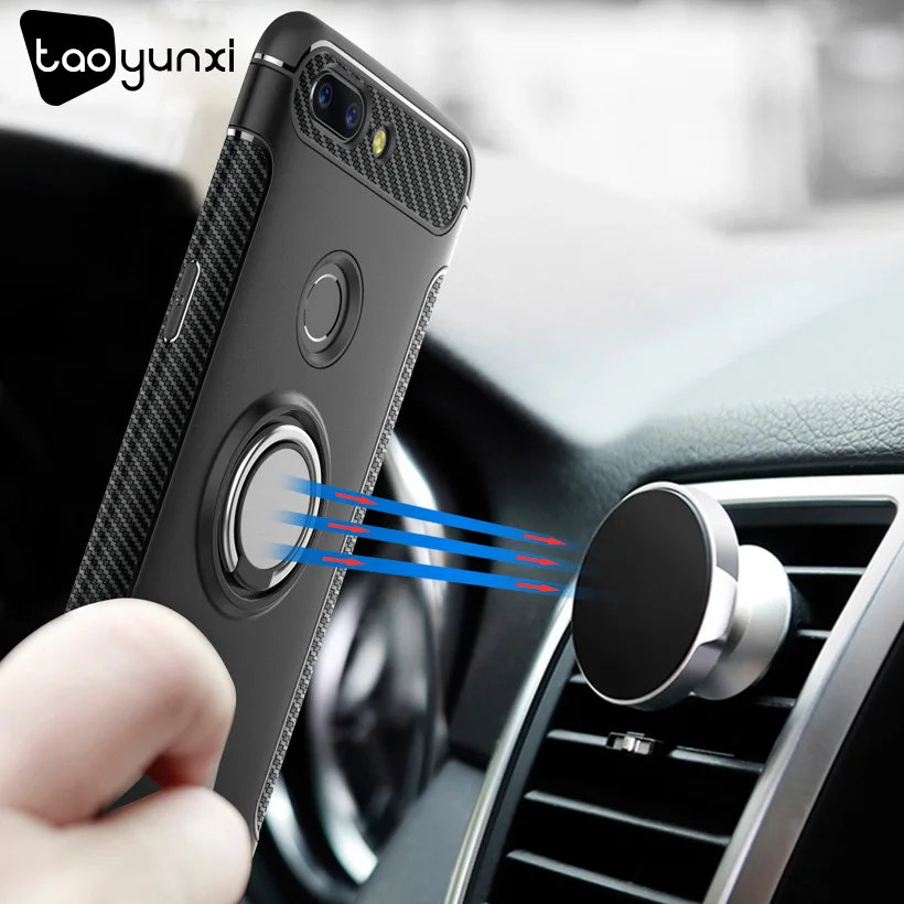 

Vanveet Cases For OnePlus 5T Case Car Holder Magnet Anti-knock For Oneplus 5 One plus 5t 5 Back Cover Skin A5000