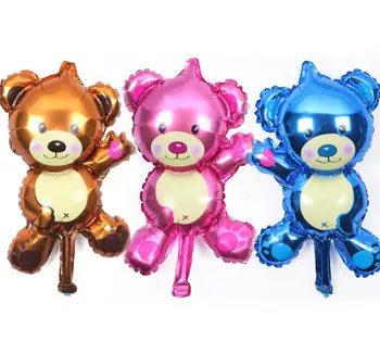 

1pcs Cute cartoon bear balloon baby shower children's birthday party decorating wedding supplies balloon toys