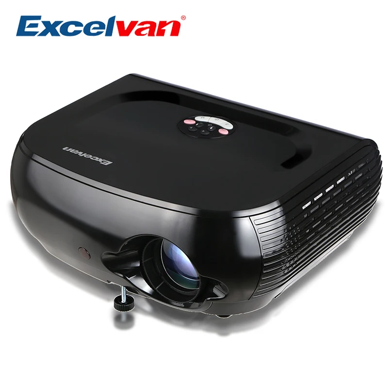 

Excelvan W1 Multimedia LED Projector 2800 Lumens For Home Cinema Theater Support 1080P DVD PC Tablet Smartphone