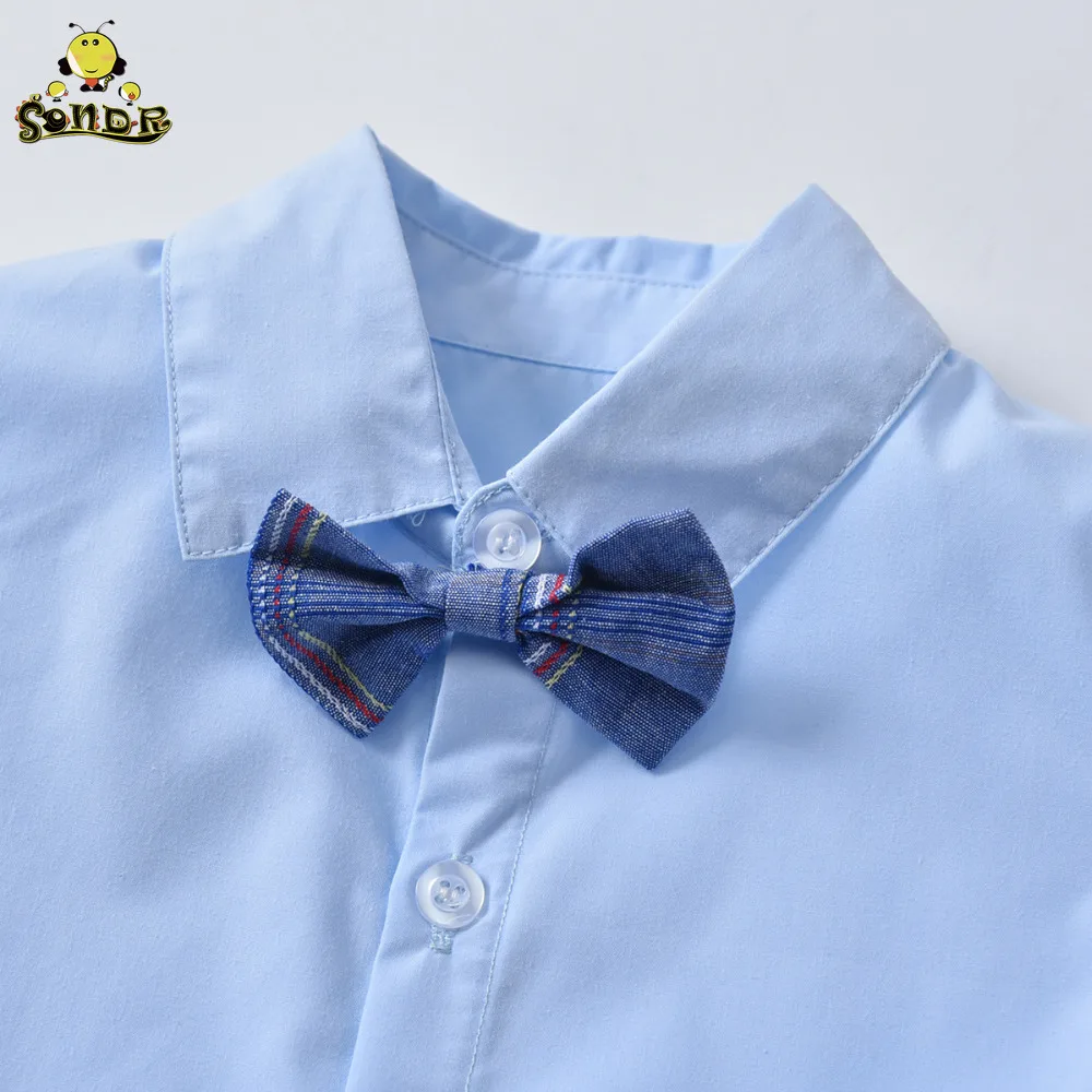 SONDR Childrens clothing Summer Toddler boy clothes T-shirt+Jeans Gentleman Suits Wear Kids Outfits Formal Wedding Party Costume SONDR Childrens clothing Summer Toddler boy clothes T-shirt+Jeans Gentleman Suits Wear Kids Outfits Formal Wedding Party Costume