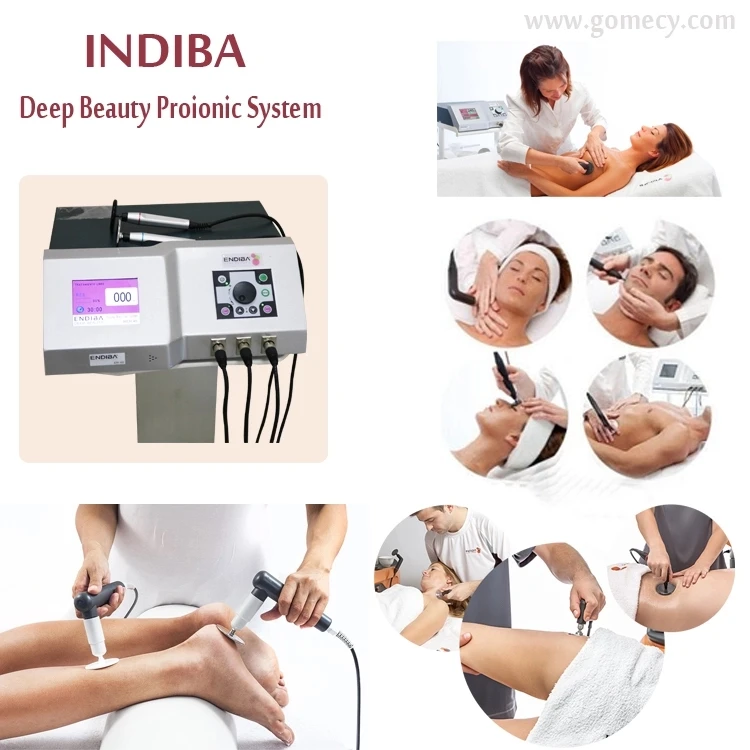 Máquina da Beleza da Redução Gorda da Redução do Corpo do Diathermy do rf do Alívio da Dor da Terapia Tecar do Cuidado Profundo de Indiba Terapia da Dor 3 Eletrodomésticos
