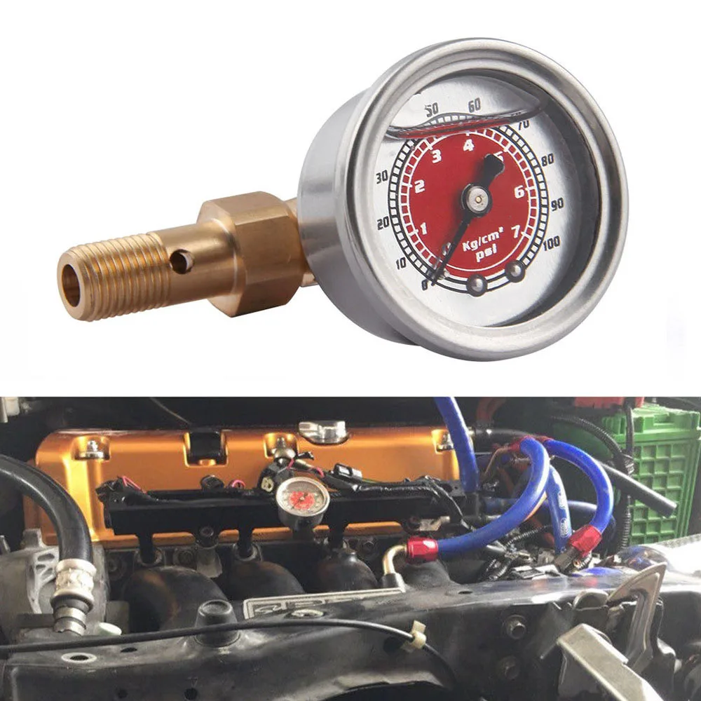 Регулятор давления топлива, Наполненный жидкостью, набор адаптеров для Honda Civic Integra 1996-2000, аксессуары из алюминиевого сплава