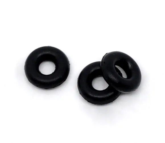 DoreenBeads резиновое кольцо/силиконовые бусины 6 мм для бусин с зажимом Продано в