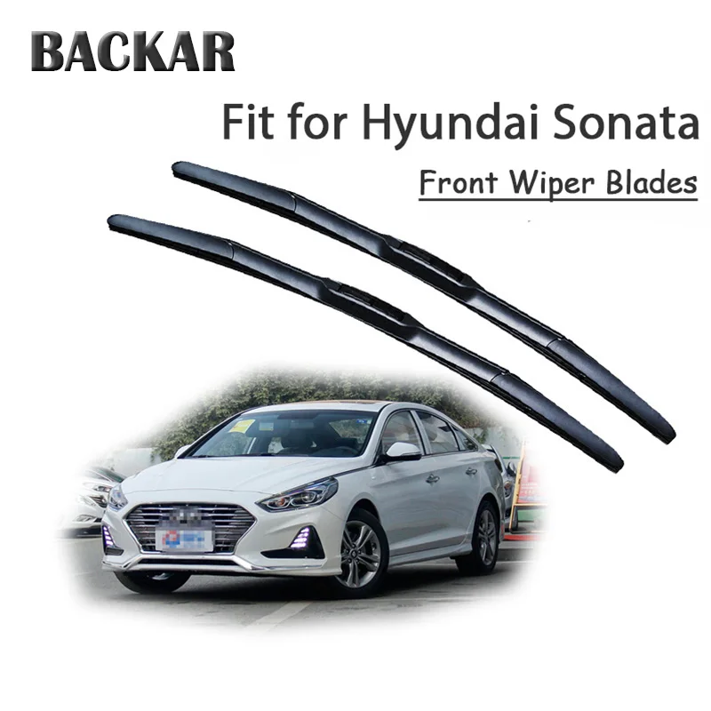 BACKAR2pcsFrontWindshieldWiperBladesForHyundaiSonata20172016