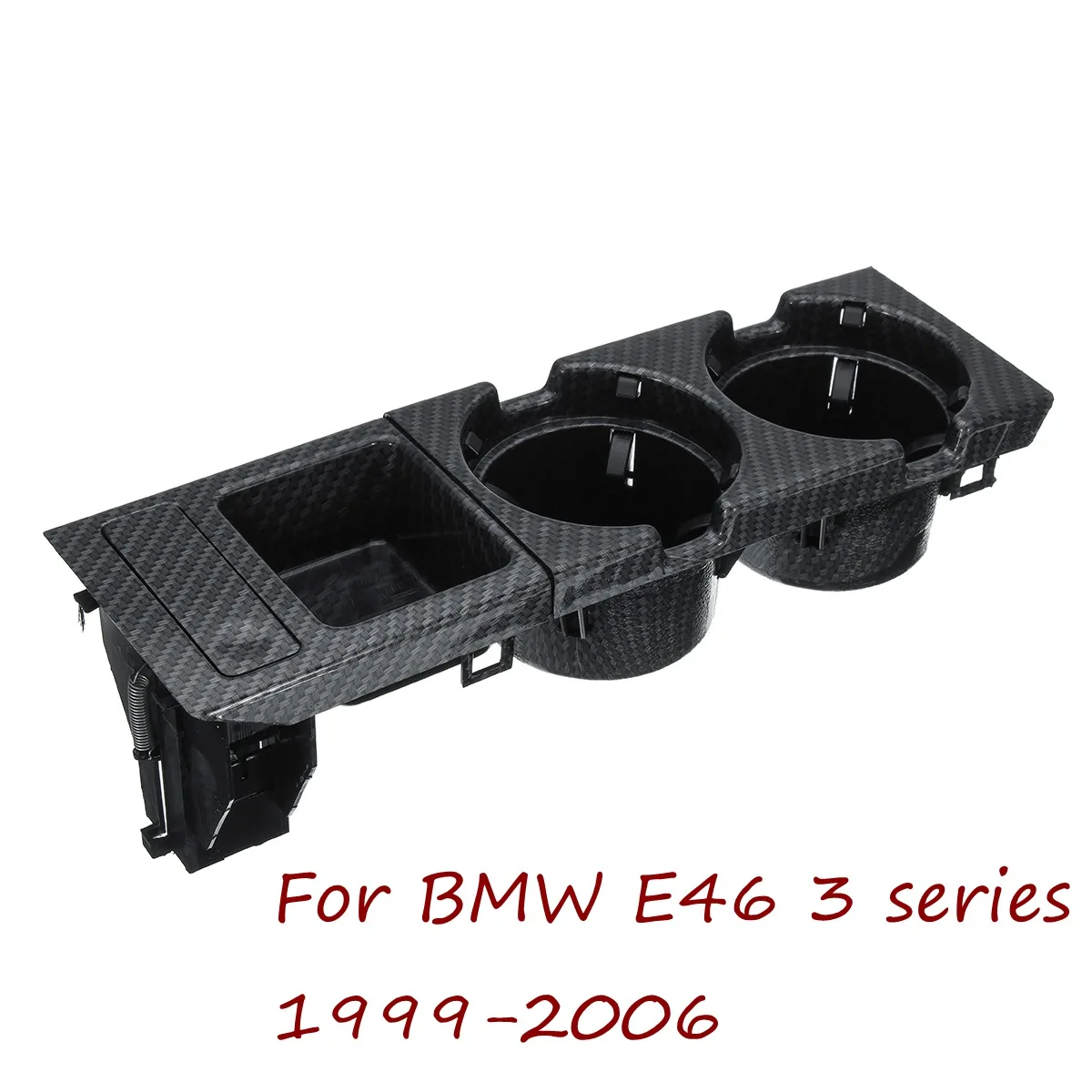 

Carbon Fiber Car Center Console Cup Coin Holder Box For BMW E46 3 series 1999-2006 51168217953