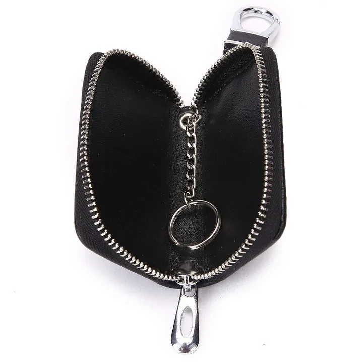 New Key Holder Wallet Genuine Leather Unisex Key Wallet Organizer Bag