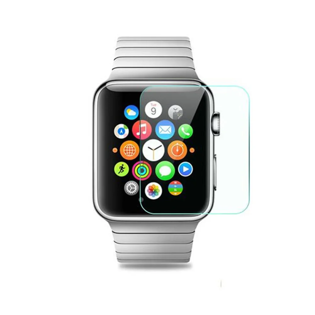 42/38mm 2/1 TPU Tempered Glass Protective Film for Apple Watch Clear Slim Case Soft Cover+Tempered Screen Protection | Электроника