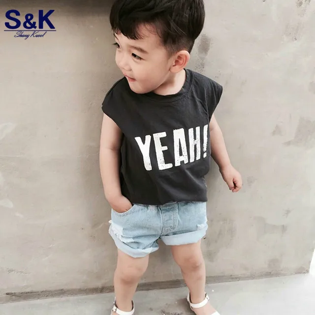 Korean Men's Summer Babies T Shirts Newborn Boys Girls With Short ...