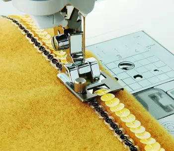 

COSTURA CROCHET PRESSER FOOT 9905 (#SA141) / #BRAIDING FOOT #7320 ELASTIC FOOT USE LARGE SCREWS DOMESTIC SEWING MACHINE PARTS