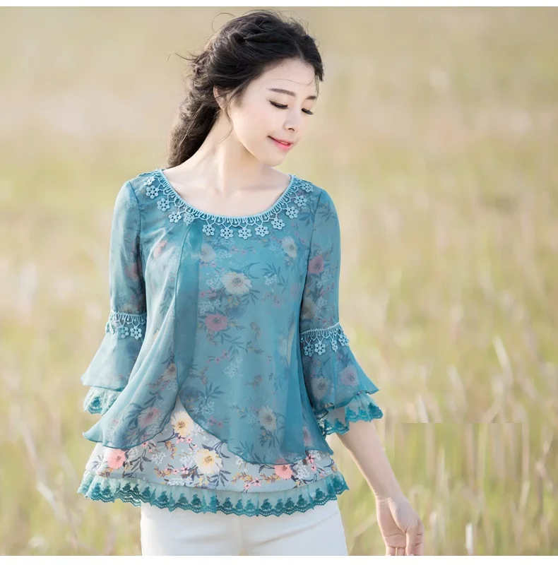 2016 Summer font b Women b font font b Blouse b font font b shirt b
