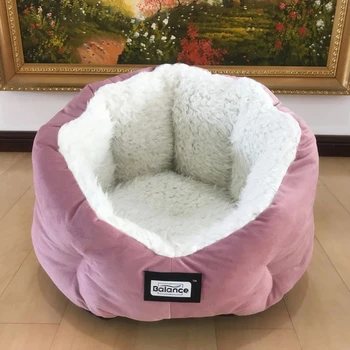 

Thickening Pet Deep sleep Cat's bed cat sleeping bag Teddy's Semi-enclosed cat's nest keep warm winter Dog Beds For Small Dogs