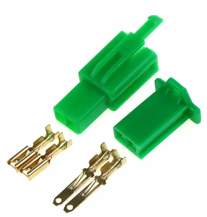 

2.8mm 2 pin Automotive 2.8 Electrical wire Connector Male Female cable terminal plug Kits Motorcycle ebike car