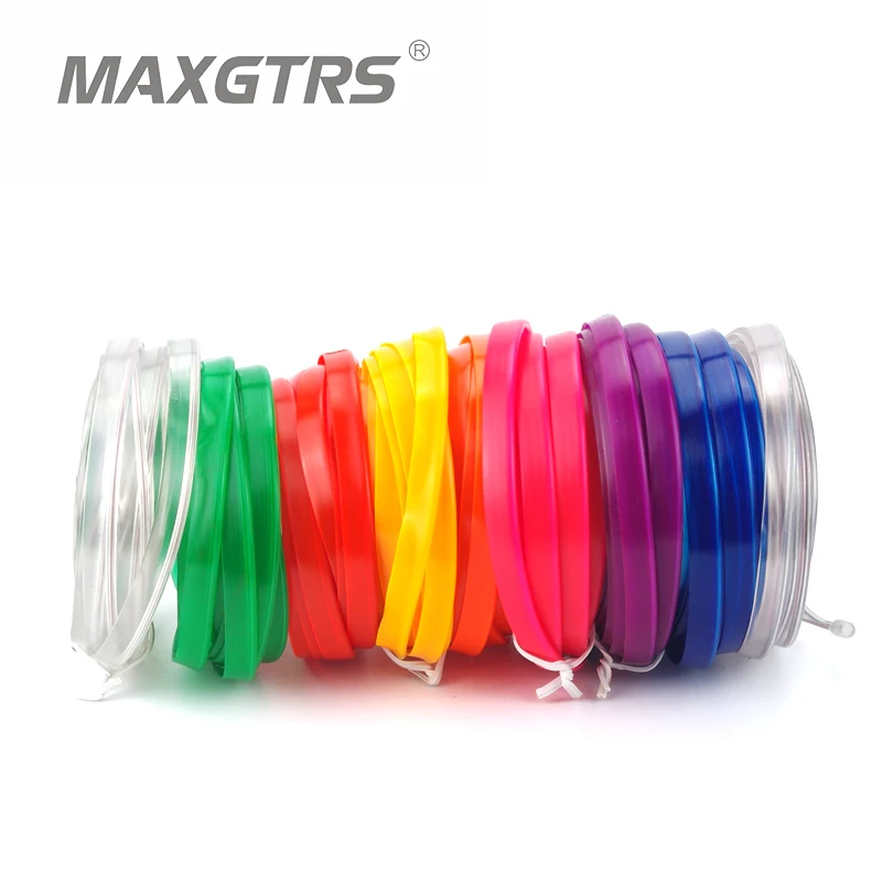 

10 Colors Flexible For 3 Meters EL Wire Rope Tube Neon Cold Light Glow Party Car Atmosphere Decoration With DC 12V Driver
