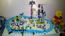 01008 Model building kits compatible with lego city girl friend Amusement Park 3D blocks Educational model