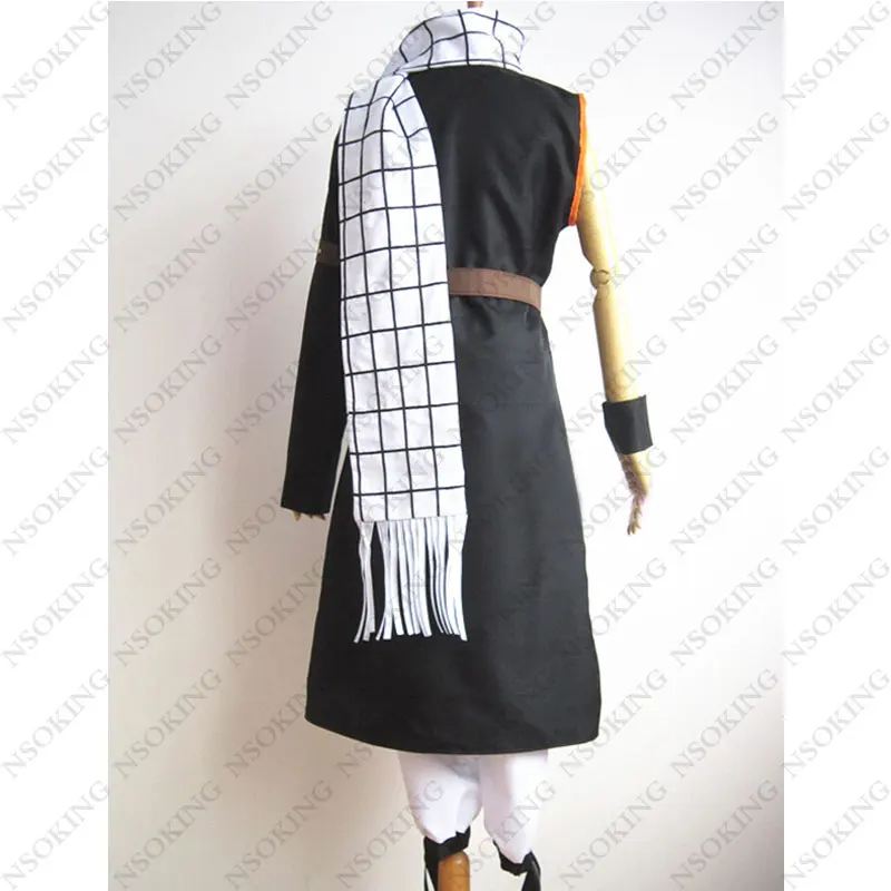 Anime Fairy Tail :Dragon Cry Etherious Natsu Dragneel Cosplay Costume  New#8712