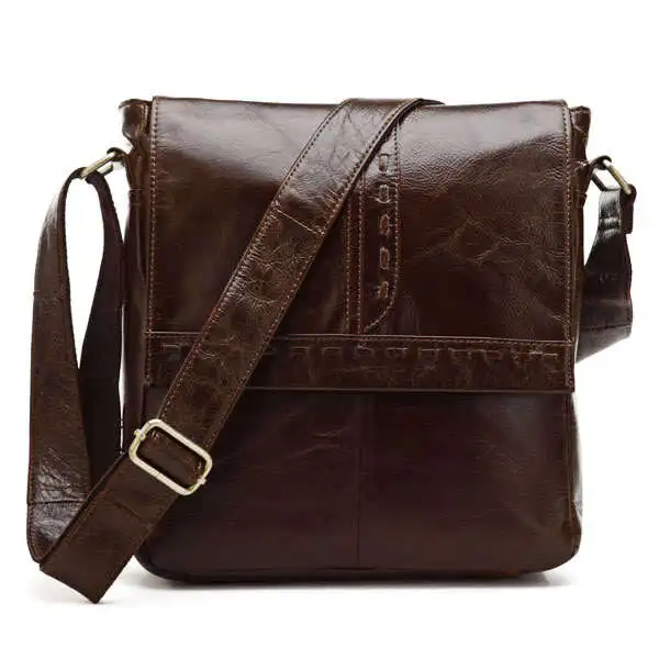 

J.M.D Genuine Leather Men Sling Briefcase Shoulder Bags Crossbody Messenger Bags 5Pcs/Lot #7125B