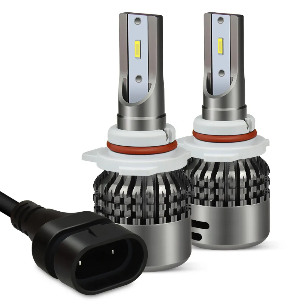 9012 HIR2 LED Headlight 9000LM 6000K LED Headlamp Bulb Automobile Car