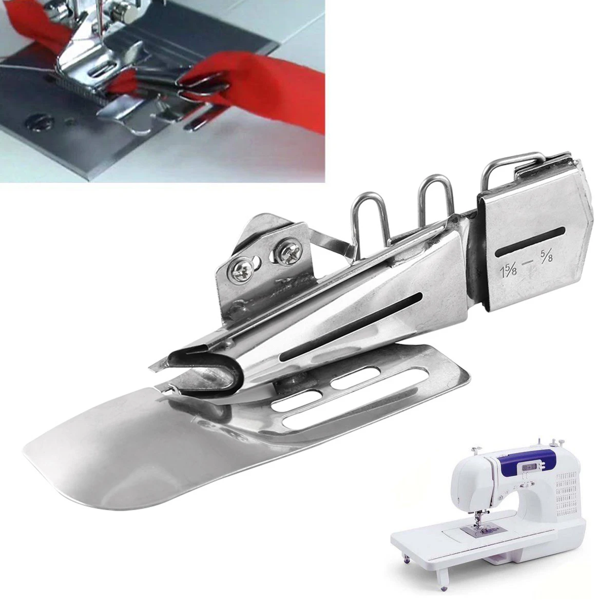 

1pc New #KP-103 Top Clean Industrial Cover Stitch Sewing Machine Binder Type A Accessories
