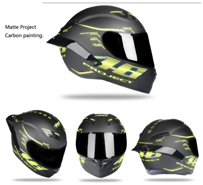 Полнолицевой шлем Casco Moto Capacete мотоциклетный шлем гоночный каск шлем мото Полнолицевой каск горные точка безопасный шлем