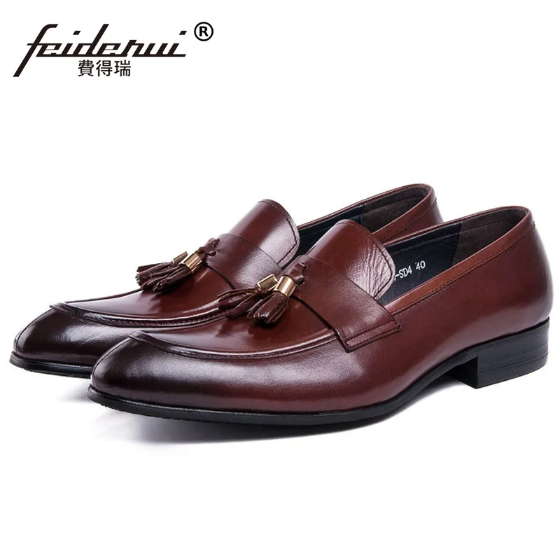 rot Herren Schwarzes Bequeme Marke Echtem Halbschuhe Mann Heiße Dk17 Quasten Freizeitschuhe Büro Luxus Leder Aus wein Verkäufe Wohnungen Business Designer 7qx4H0wT
