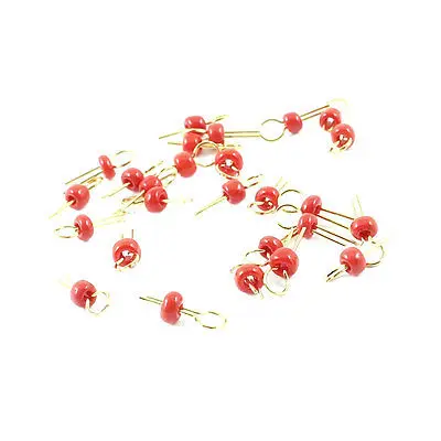 

25 x PCB Board Breadboard DIY Electronic Test Endpoint Pin Red