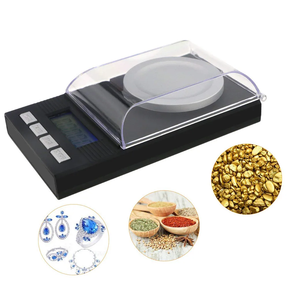 

NEW arrival Digital 50 0.001g Mini LCD Display Digital Jewelry Pocket Scales kitchen gadgets and accessories mutfak food scale