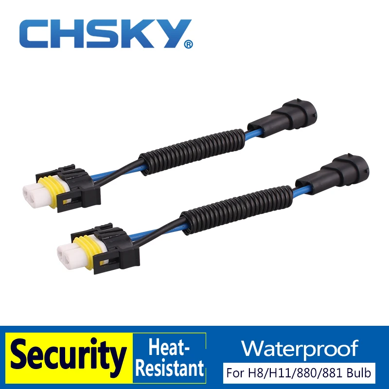 H11 connector ceramic type with excellent heat resistance male and ...