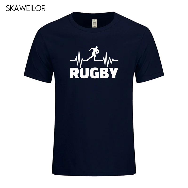 نبضات rugbying قمصان الرجال الصيف أزياء قصيرة الأكمام تي شيرت القطن مضحك المطبوعة قمم الرياضية رجل قمزة نبضات rugbying قمصان الرجال الصيف أزياء قصيرة الأكمام تي شيرت القطن مضحك المطبوعة قمم الرياضية رجل قمزة