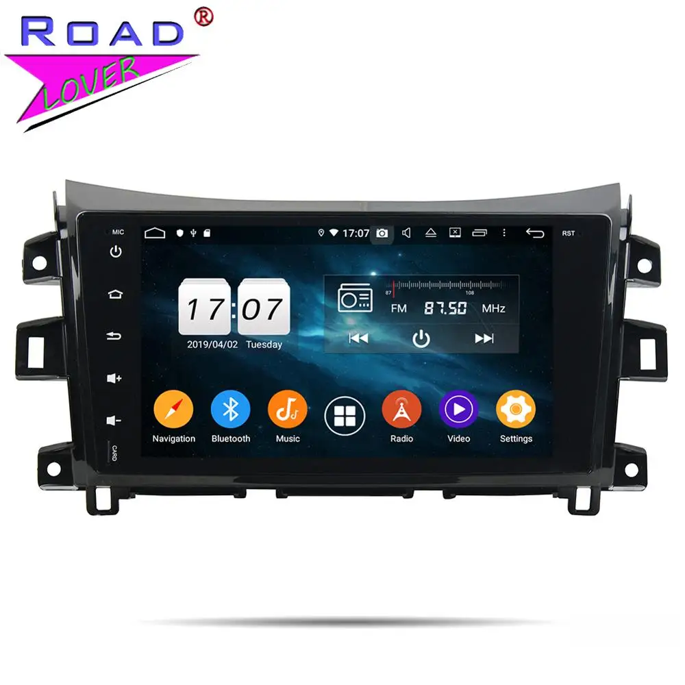 Clearance Car Radio Android 9.0 DVD Player Autoradio For Nissan Navara 2016 Stereo GPS Navigation Magnitol 2Din Car Head Unit For Navara 1