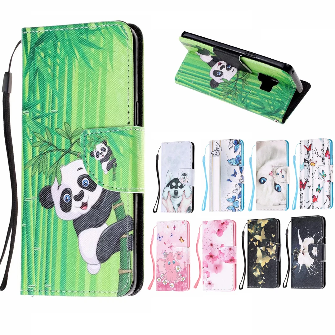 

Fashion Lovely Cat Unicorn Leather Book Case For Samsung Galaxy A3 A5 2017 A6 A7 A8 2018 A6S J3 J5 2016 J4 Prime J6 Plus J7 EU