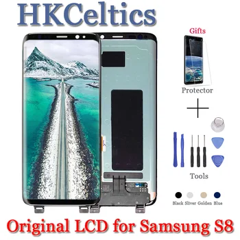 

Amoled LCD with touch For SAMSUNG S8 Display S8 Plus G950F G950U G950W8 G955F G955W Touch Screen Digitizer Assembly for s8+ LCD
