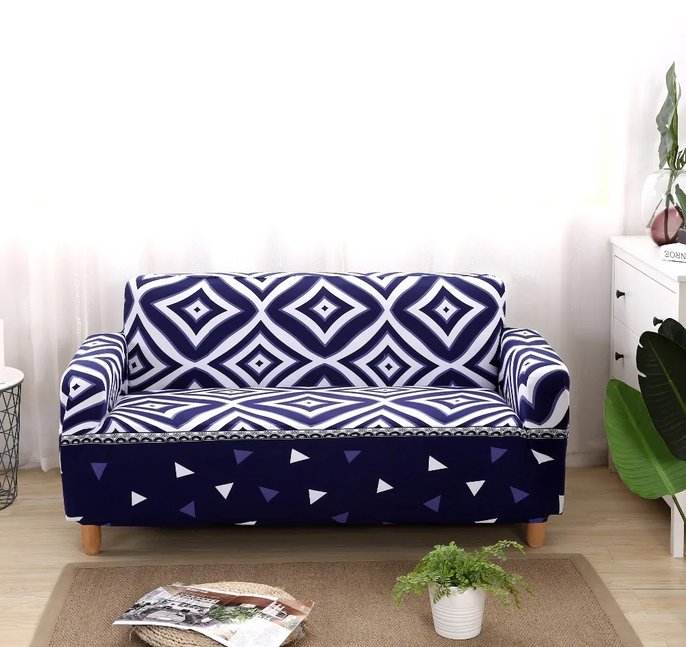 Cute Print Stretch Sofa cover Elastic Couch cover Loveseat Chair L