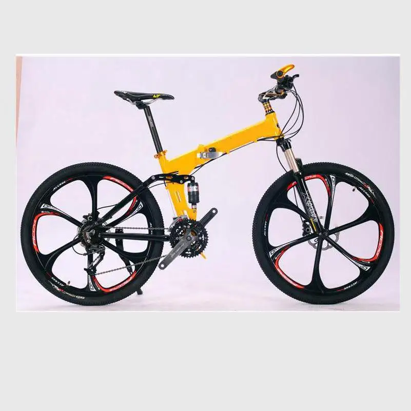 Clearance Kalosse Six spokes  Moutain  bicycle brand  26*2.125  DIY colors  bicycle foldable   21/24/27/30 speed   mountain bike man 5