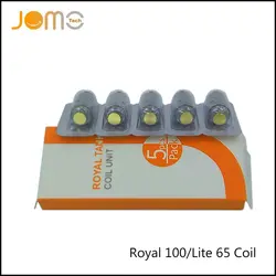 (В наличии в России)! Jomotech Royal 100 Вт катушки испарителей электронная сигарета Наборы ядро пульверизатора Lite Танк Sub 0.2ohm окклюзионные катушки