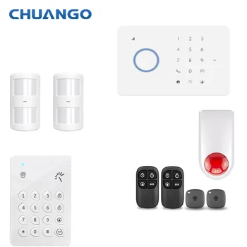 

Chuango G5 Wireless GSM Alarm System 315MHz Keypad Home Security Alarm System With PIR Motion Sensor