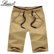 LOMAIYI бренд Для мужчин s Шорты хлопок Лето г. мужские черные Пляжные шорты мужской моды Повседневное низкие доска Шорты, BM061