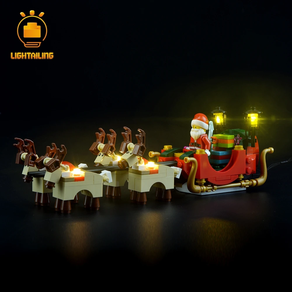  LIGHTAILING DIY LED Light Up kit For Christmas Santa's Workshop Building Model Block Lighting Set C - 32792831004