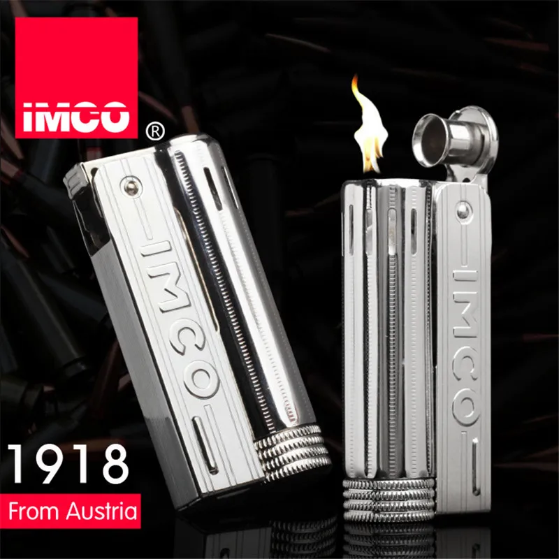 Классическая Подлинная Зажигалка IMCO для бензина, обычная зажигалка, оригинальная масляная бензиновая Зажигалка для сигарет, газовый фонарь, зажигалка для сигар, чистая медь - Цвет: IMCO 6090