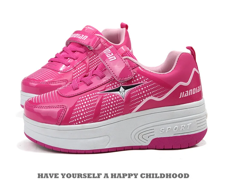 Синие детские кроссовки для катания на роликах; Детские кроссовки с двумя колесами для мальчиков и девочек; повседневная обувь для взрослых мальчиков; европейские размеры 28-42