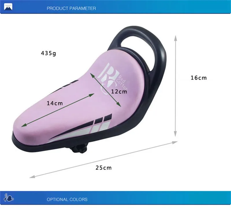 WEST BIKING сиденье для велосипеда, мягкое велосипедное седло с ручками, запчасти для велосипеда, подушка Almofada, детское сиденье для безопасности
