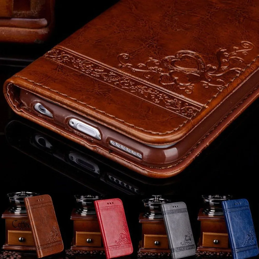 

Luxury Leather Flip Card Wallet Phone Case Cover Stand for iPhone 6 6S 7 8 X