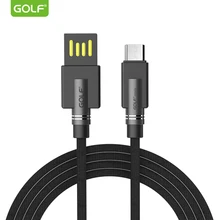 

GOLF shuttle braided line series android USB cable for samsung HTC special 2.4A rapid charging transmission data line.