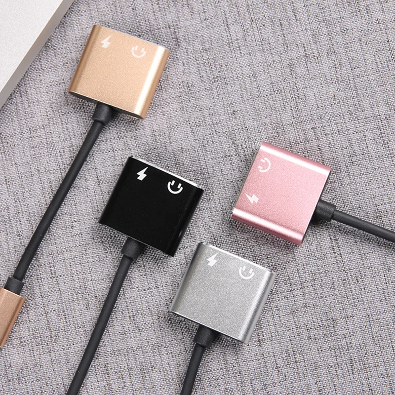 2 in 1 Audio Charger Adapter For iPhone 7 8 Plus Adapter For iPhone X XR XS Max Charging Headphone Adapter Cable Double Jack 2 in 1 Audio Charger Adapter For iPhone 7 8 Plus Adapter For iPhone X XR XS Max Charging Headphone Adapter Cable Double Jack