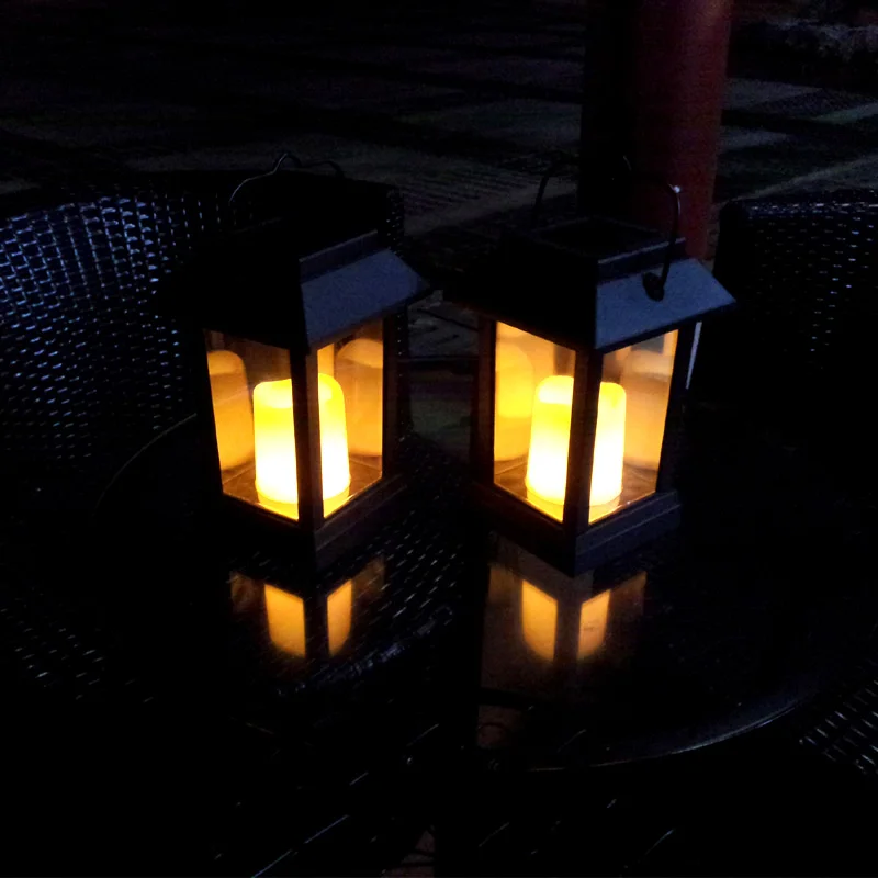 

Solar Power Waterproof LED Garden Candle Light Outdoor Lighting Hanging Lantern Lamp HVR88