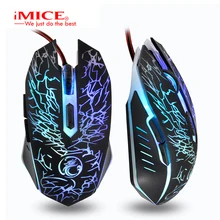 iMice Optical Gaming Mouse 6 Buttons 2400DPI X5 Professional Wired Mouse Gamer Wired Computer Mice For PC Laptop