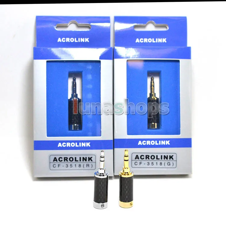LN005026 ACROLINK родиевый/золотистый BF-3.5L 3 5 мм Мужской карбоновый прямой адаптер для diy |