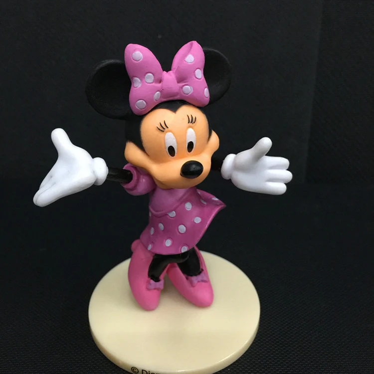 Tanie Disney zabawki 6 sztuk zestaw 7 9cm Mickey Minnie Mouse kaczor donald Pluto Goofy pcv model postaci lalki zabawka dla dziecka prezent na boże narodzenie