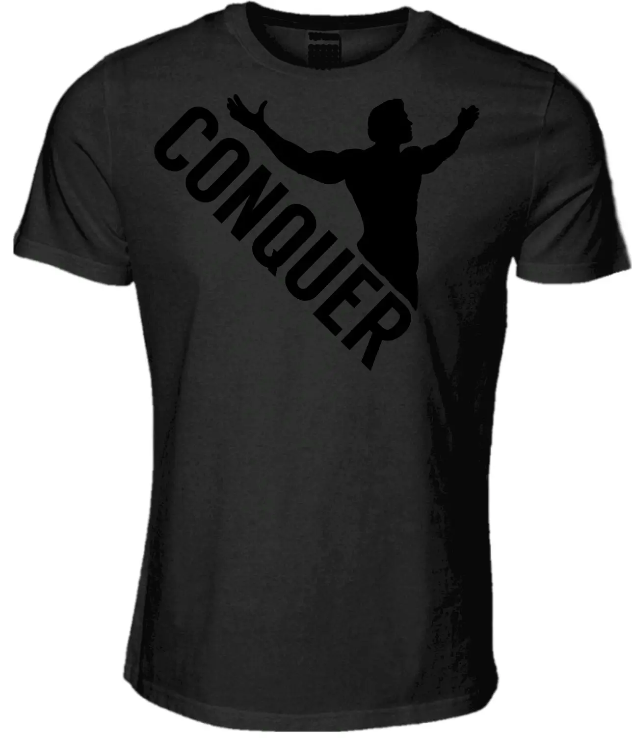 2019 حار بيع الصيف نمط أرنولد شوارزنيغر قهر T قميص كمال الاجسام رفع الاثقال السيد أولمبيا الأعلى المحملة قميص