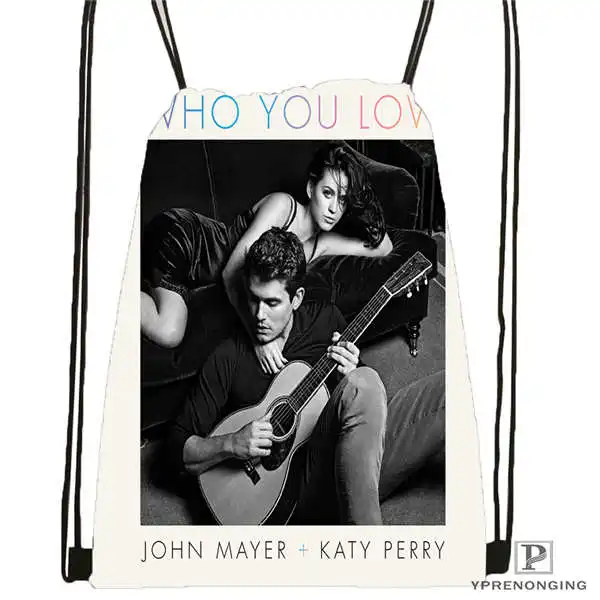 Custom john-mayer-@ 01-походная сумка на шнурке Cute Daypack Kids Satchel(черная спинка) 31x40 см#180611-03-125 - Цвет: Drawstring Backpack