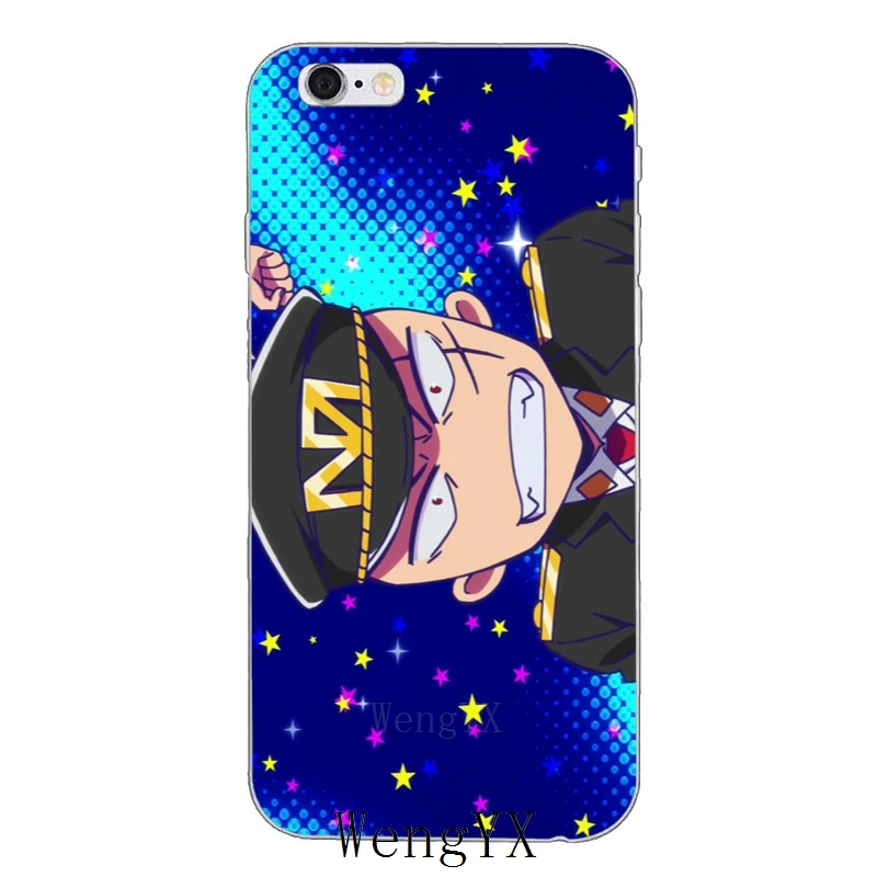 С рисунком из японского мультфильма Nanbaka аниме прозрачный мягкий тонкий чехол
